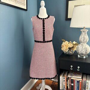 Kate Spade Barbie Pink Tweed Dress Size 4